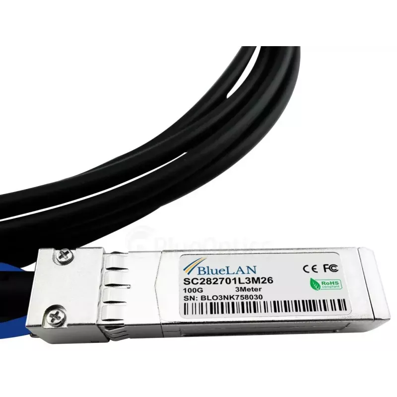 Laidas BlueOptics YFNDD-BL QSFP28 4xSFP28 InfiniBand 2 m Oranžinis