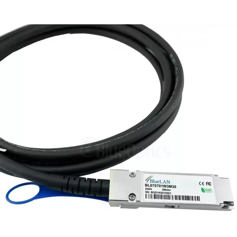 InfiniBand / šviesolaidinis kabelis BlueOptics P06149-B24-BL 2 m QSFP56 Vyriškas / Vyriškas