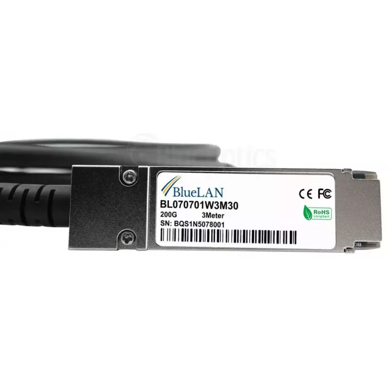 InfiniBand / šviesolaidinis kabelis BlueOptics P06149-B24-BL 2 m QSFP56 Vyriškas / Vyriškas