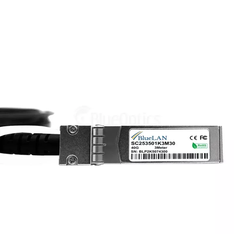 BlueOptics DAC-Q28-4S28-25G-2M-BL QSFP28 4xSFP28 InfiniBand 2m juodas tinklo kabelis