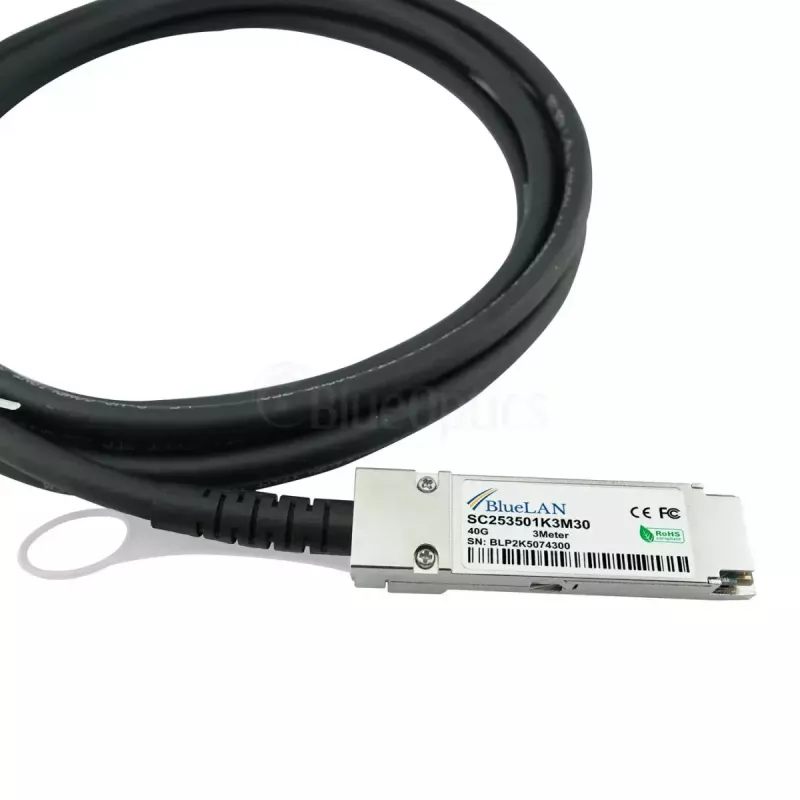 BlueOptics DAC-Q28-4S28-25G-2M-BL QSFP28 4xSFP28 InfiniBand 2m juodas tinklo kabelis