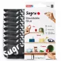 Lipnioji modeliavimo masė Tesa 41286-00000-01 juoda – 8 vnt. pakuotė