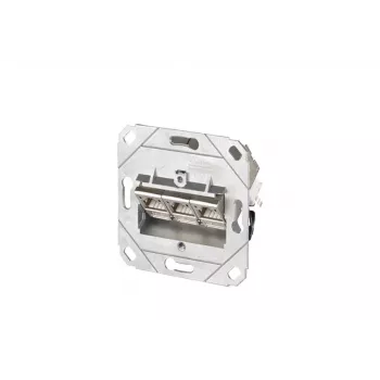 Sieninis RJ-45 lizdas BTR NETCOM 130B12D31200-E, nerūdijančio plieno, Cat6a