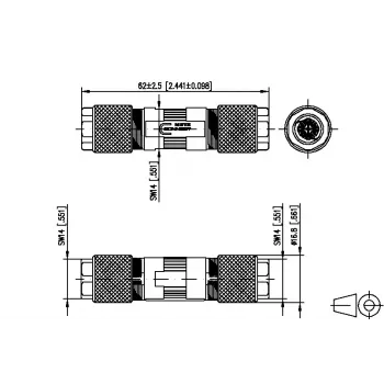 Jungtis BTR NETCOM 130863-02-E