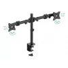 Laikiklis dviems monitoriams PureMounts PM-OFFICE-02, 27 colių, juodas