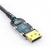 FiberX HDMI laidas FX-I350-015 15m Type A Kištukas 2.0 18Gbit/s Juodas Sidabrinis