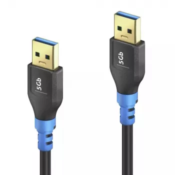 USB kabelis PureLink FI-U310-003 USB 3.2 Gen 1 0,3 m USB A juoda mėlyna