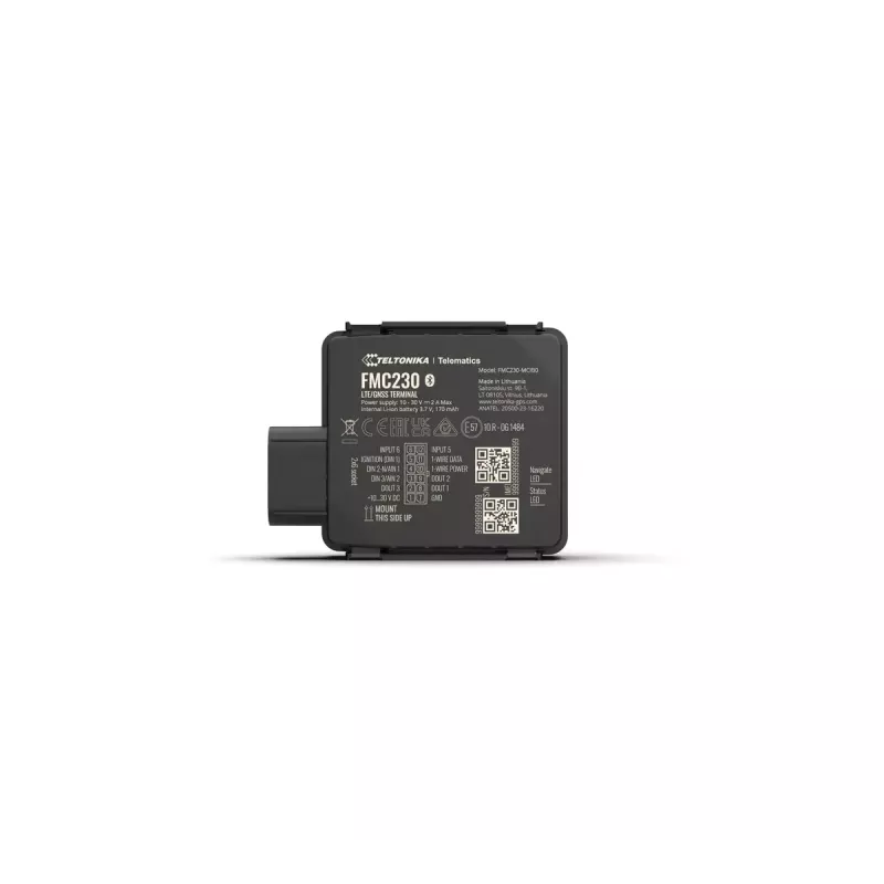 GPS sekiklis Teltonika FMC230 vandeniui atsparus LTE CAT 1 juodas