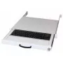 Klaviatūra AIXCASE AIX-19K1UKDETB-W USB PS/2 QWERTZ vokiška balta