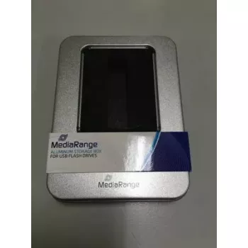 Laikymo dėžutė MediaRange BOX901 stačiakampė aliumininė plastikinė sidabrinė