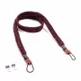 Fotoaparato diržas Genius C-Rope Traveler skaitmeniniams fotoaparatams, nailonas, juoda/raudona, maks. ilgis 125 cm