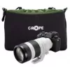 Dėklas fotoaparatui C-Rope CRP-CNB-XL-BLK-2 juodas/žalias su peties dirželiu