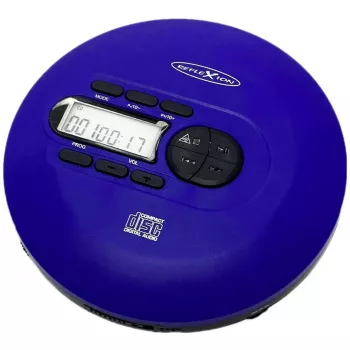 Reflexion PCD540DAB Blue nešiojamas DAB radijo imtuvas su DAB+/FM, ausinių išvestimi, LCD ekranu