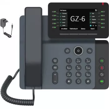 IP telefonas GEQUDIO GZ-6 WLAN Bluetooth – belaidis VoIP ragelis su Wi-Fi ir Bluetooth