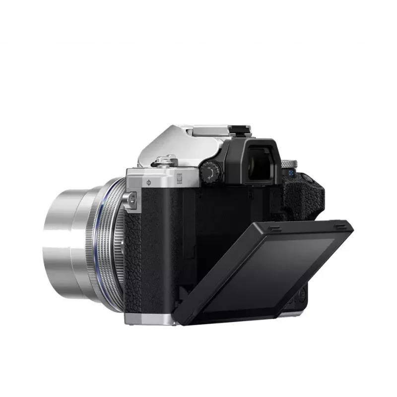 Veidrodinis fotoaparatas Olympus OM-D E-M10 Mark IV MILC 20,3 MP 4/3 colio sidabrinis