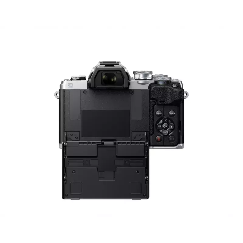 Veidrodinis fotoaparatas Olympus OM-D E-M10 Mark IV MILC 20,3 MP 4/3 colio sidabrinis