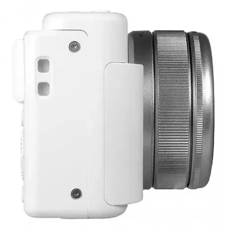 Kompaktiška kamera Yashica City 100 72 MP CMOS sidabrinė balta