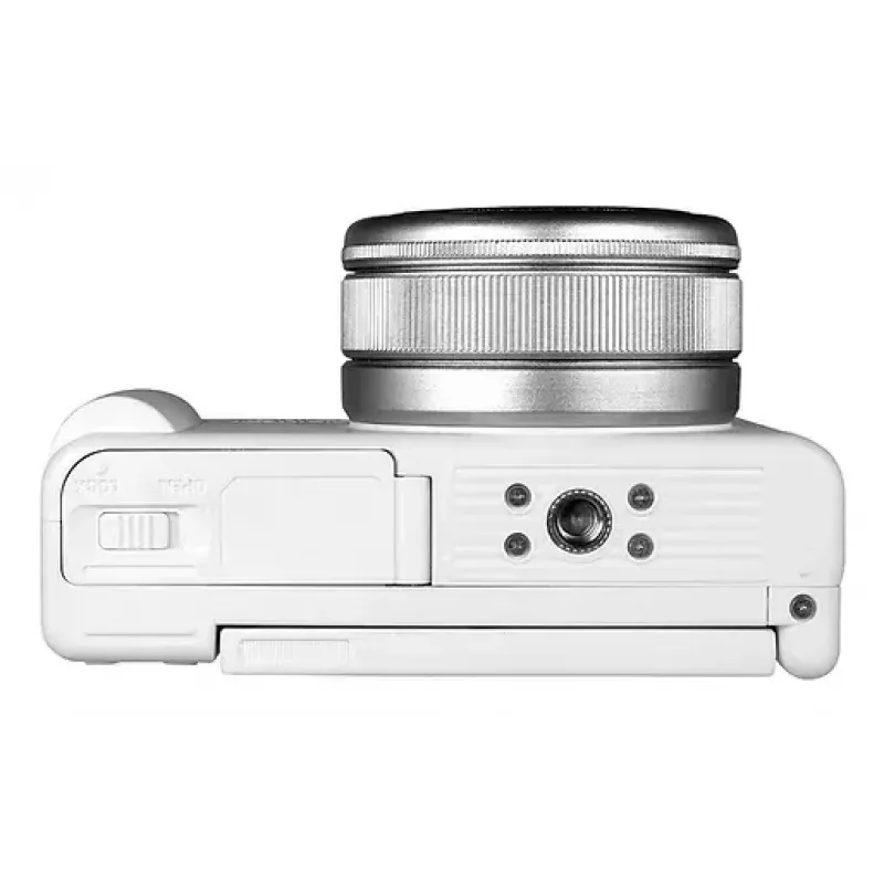 Kompaktiška kamera Yashica City 100 72 MP CMOS sidabrinė balta