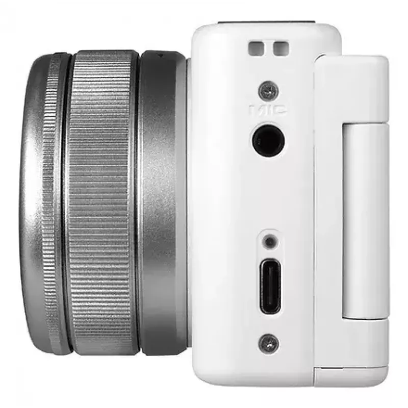 Kompaktiška kamera Yashica City 100 72 MP CMOS sidabrinė balta