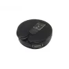 USB šakotuvas Akasa Connect4C 4-IN-1 juodas