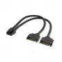 Adapterio kabelis Akasa Dual SATA į 8 kontaktų CPU (AK-CBPW33-15) 15 cm