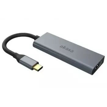 USB-C 4-in-1 dokas nešiojamam kompiuteriui Akasa AK-CBCA19-18BK