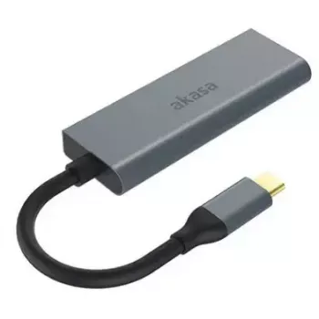 USB-C 4-in-1 dokas nešiojamam kompiuteriui Akasa AK-CBCA19-18BK