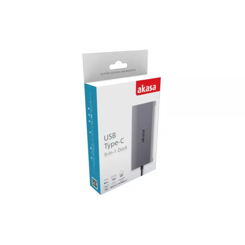 Akasa USB Type-C 9-in-1 Docking Station