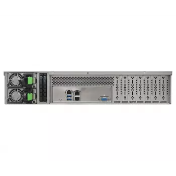 Serverio būstas ASRock 2U12L2S-SIENA (2U) – AMD SoC, Socket SP6, 12×3,5 colio + 2×2,5 colio lizdai, 800W maitinimo blokas, DDR5 iki 96 GB
