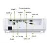 Acer trumpo fokusavimo projektorius S1387n, WXGA 1280x800, 4000 ANSI, 20 000:1, HDMI/VGA/RJ45, 16 W garsiakalbis, 3,1 kg