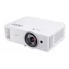 Acer trumpo fokusavimo projektorius S1387n, WXGA 1280x800, 4000 ANSI, 20 000:1, HDMI/VGA/RJ45, 16 W garsiakalbis, 3,1 kg