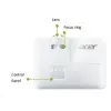 Acer trumpo fokusavimo projektorius S1387n, WXGA 1280x800, 4000 ANSI, 20 000:1, HDMI/VGA/RJ45, 16 W garsiakalbis, 3,1 kg