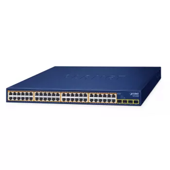 Nevaldomas jungiklis PLANET GSW-5240HP 48 prievadų Gigabit Ethernet PoE
