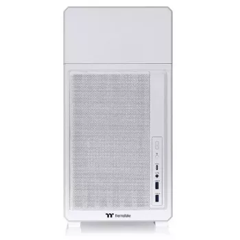 Kompiuterio korpusas THERMALTAKE TR300 TG Snow White midi-tower, grūdinto stiklo šoninis dangtelis