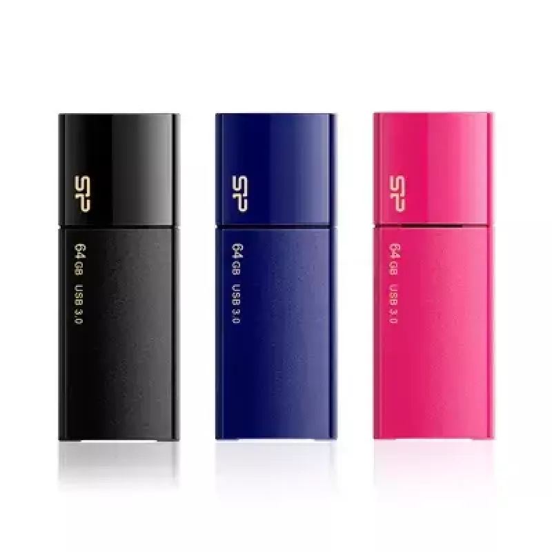 USB atmintukas Silicon Power 64GB USB Type-A 3.2 Gen 1 Blaze B05 Rožinis