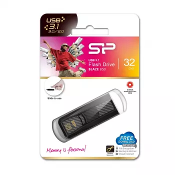 USB atmintukas Silicon Power 32 GB USB Type-A 3.2 Gen 1 Blaze B50