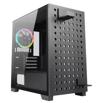 PC korpusas Azza Elise Tower Black, bokštinis, juodas