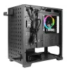 PC korpusas Azza Elise Tower Black, bokštinis, juodas