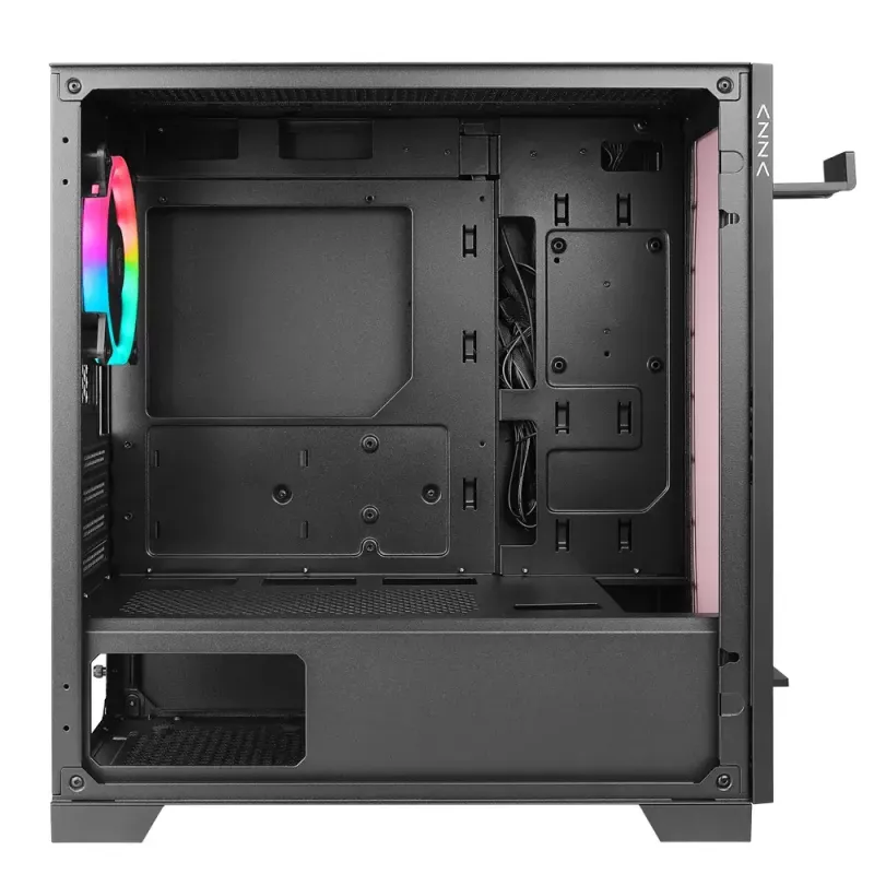 PC korpusas Azza Elise Tower Black, bokštinis, juodas