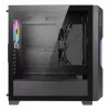 PC korpusas AZZA Guardian Glass Midi Tower – juodas, ATX/Micro-ATX/ITX/EATX, palaiko 3,5 colio×2 / 2,5 colio×4, priekiniai 120/140 mm ventiliatoriai