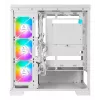 PC korpusas AZZA Cove (CSAZ-570W) – juodas, ATX/Micro-ITX/ITX, 3x120mm šoniniai ventiliatoriai, 1x120mm galinis ventiliatorius, palaiko 2,5 colio ir 3,5 colio diskus