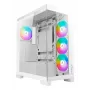 PC korpusas AZZA Cove (CSAZ-570W) – juodas, ATX/Micro-ITX/ITX, 3x120mm šoniniai ventiliatoriai, 1x120mm galinis ventiliatorius, palaiko 2,5 colio ir 3,5 colio diskus