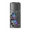 PC korpusas AZZA STORM ARGB Full Tower — juodas, ATX/Micro-ATX/EATX, 2x 3,5 colio + 6x 2,5 colio vietos, iš anksto sumontuoti ARGB ventiliatoriai