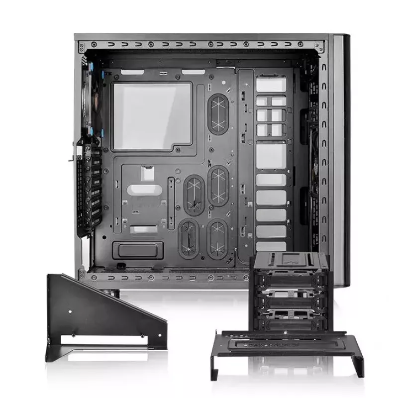 PC korpusas Thermaltake View 31 TG Midi Tower juodas