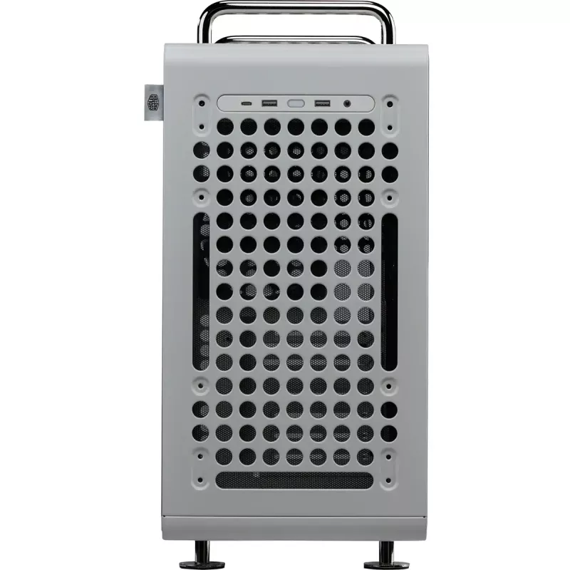 Kompiuterio korpusas Cooler Master QUBE 540 Moonstone – vidutinis bokštas su grūdinto stiklo šonine sienele (pilka)