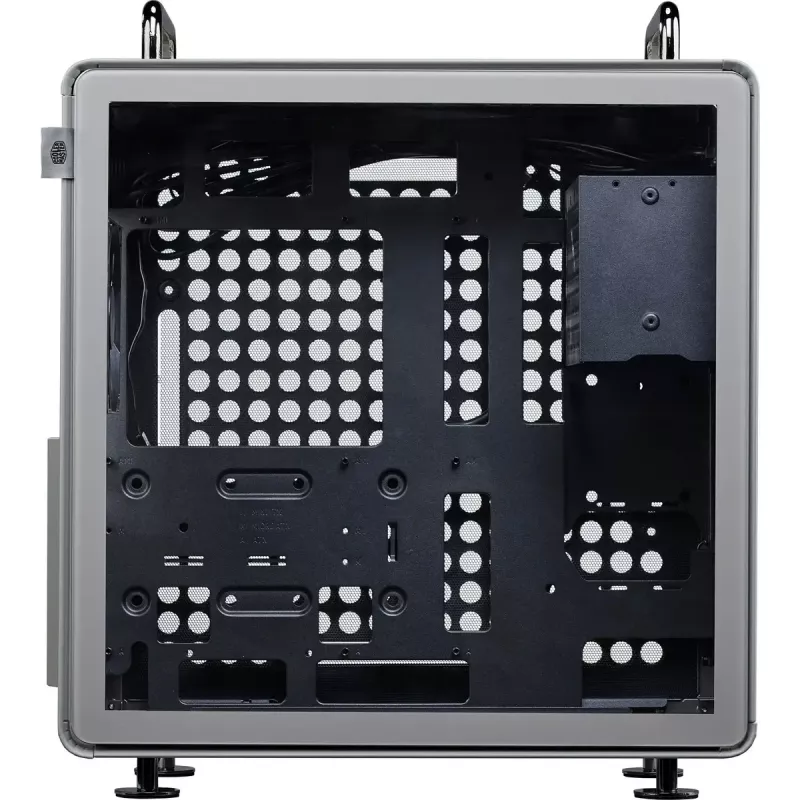Kompiuterio korpusas Cooler Master QUBE 540 Moonstone – vidutinis bokštas su grūdinto stiklo šonine sienele (pilka)