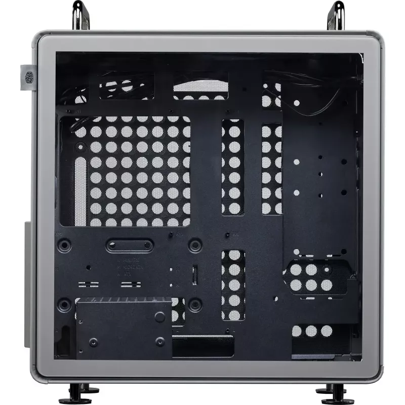 Kompiuterio korpusas Cooler Master QUBE 540 Moonstone – vidutinis bokštas su grūdinto stiklo šonine sienele (pilka)