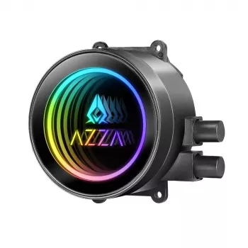 Skysčio aušinimo rinkinys Azza LCAZ-240C-ARGB 12 cm Juodas