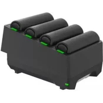 4 lizdų atsarginių baterijų įkroviklis, skirtas Zebra WT5400 ir WT6400