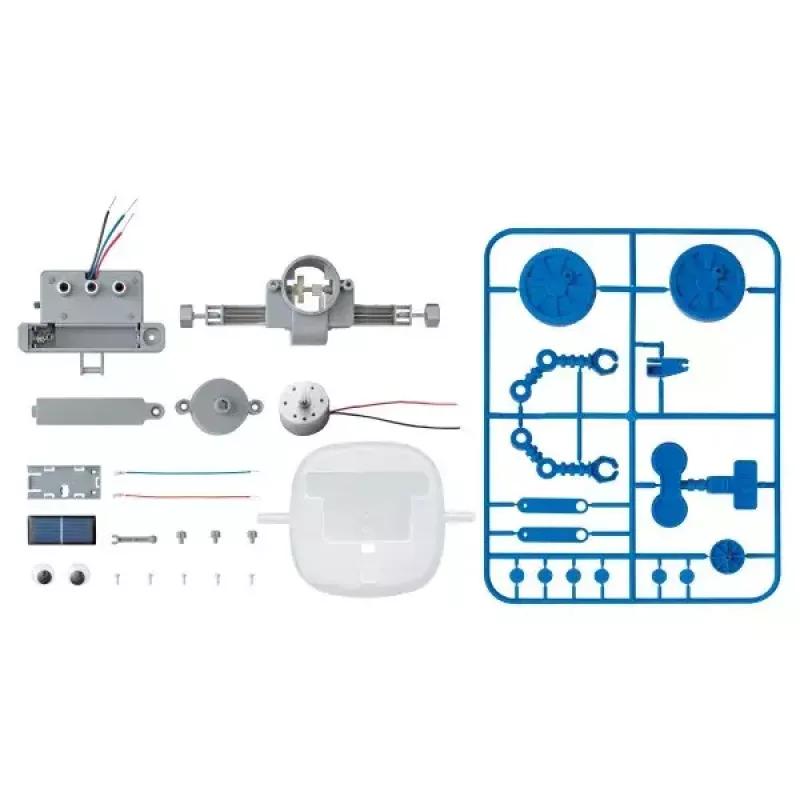 Edukacinis robotas roveris HCM 4M Green Science – modelis 68634, ekologiškas „pasidaryk pats“ STEM rinkinys